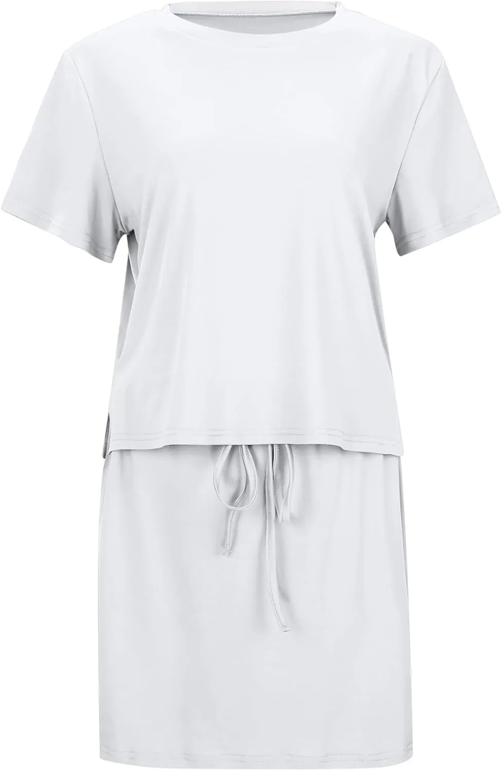2 Piece Lounge Sets for Women Summer Short Sleeve Tops and Shorts Set Sweatsuits with Pockets Vacation Travel Outfits
