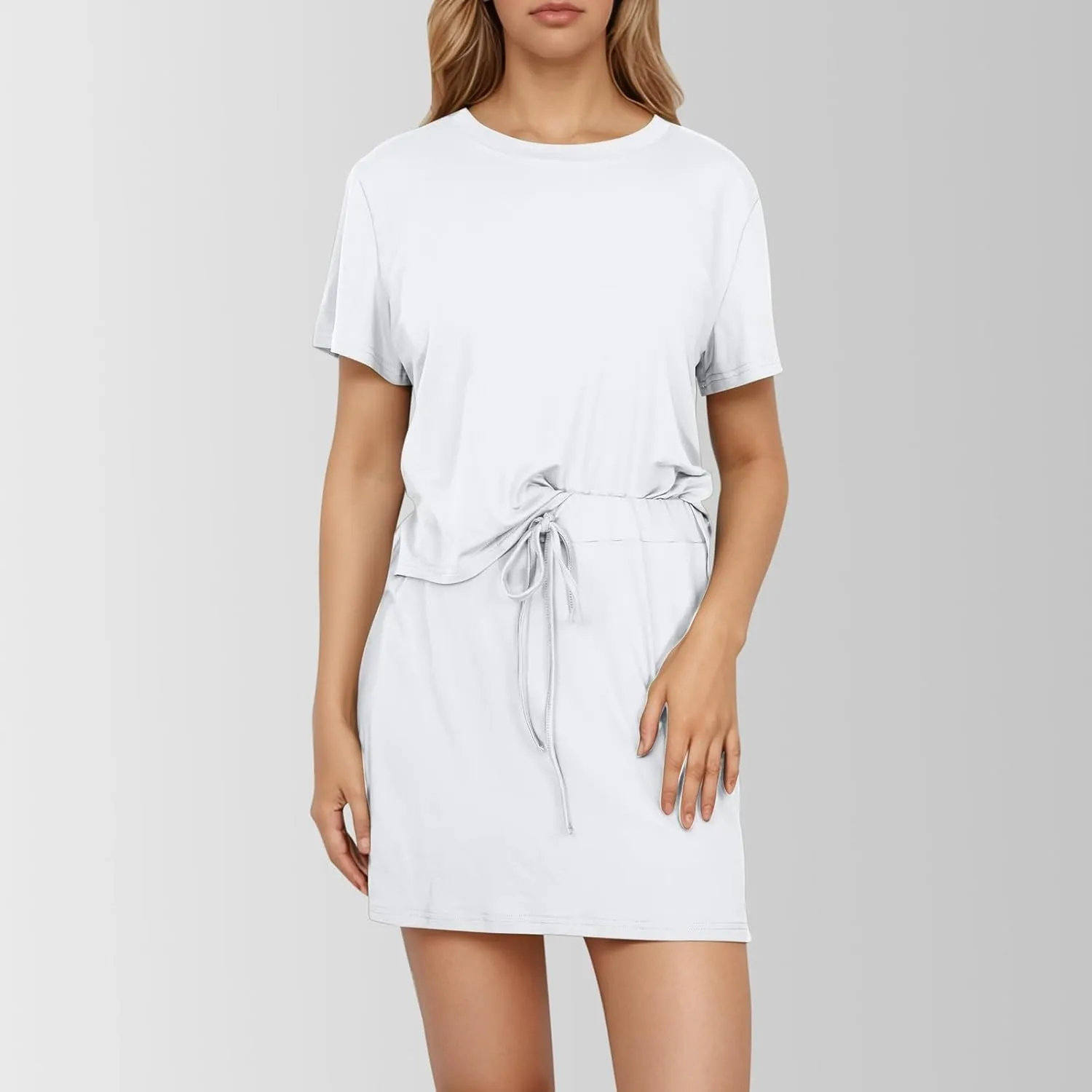 2 Piece Lounge Sets for Women Summer Short Sleeve Tops and Shorts Set Sweatsuits with Pockets Vacation Travel Outfits