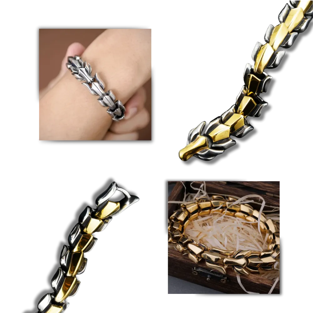 Adjustable Midgard Dragon Bracelet