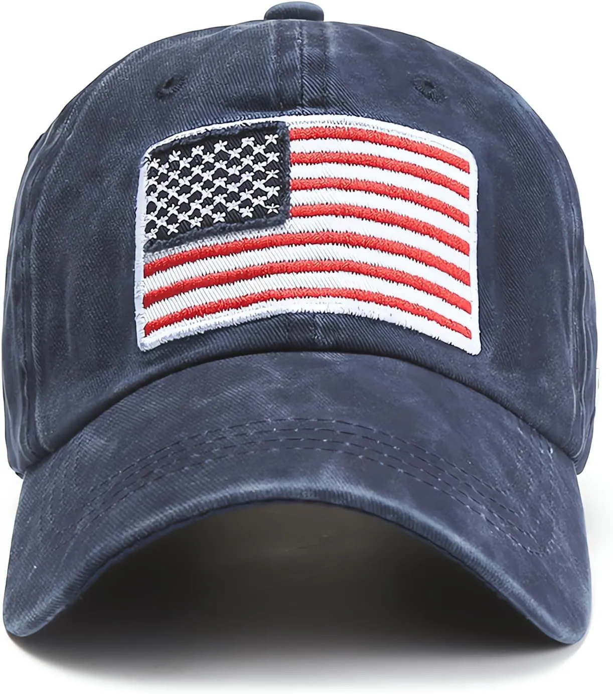 American Flag Baseball Caps Embroiderred USA Flag Patriotic Dad Hat Adjustable Trucker Hats for Men Women
