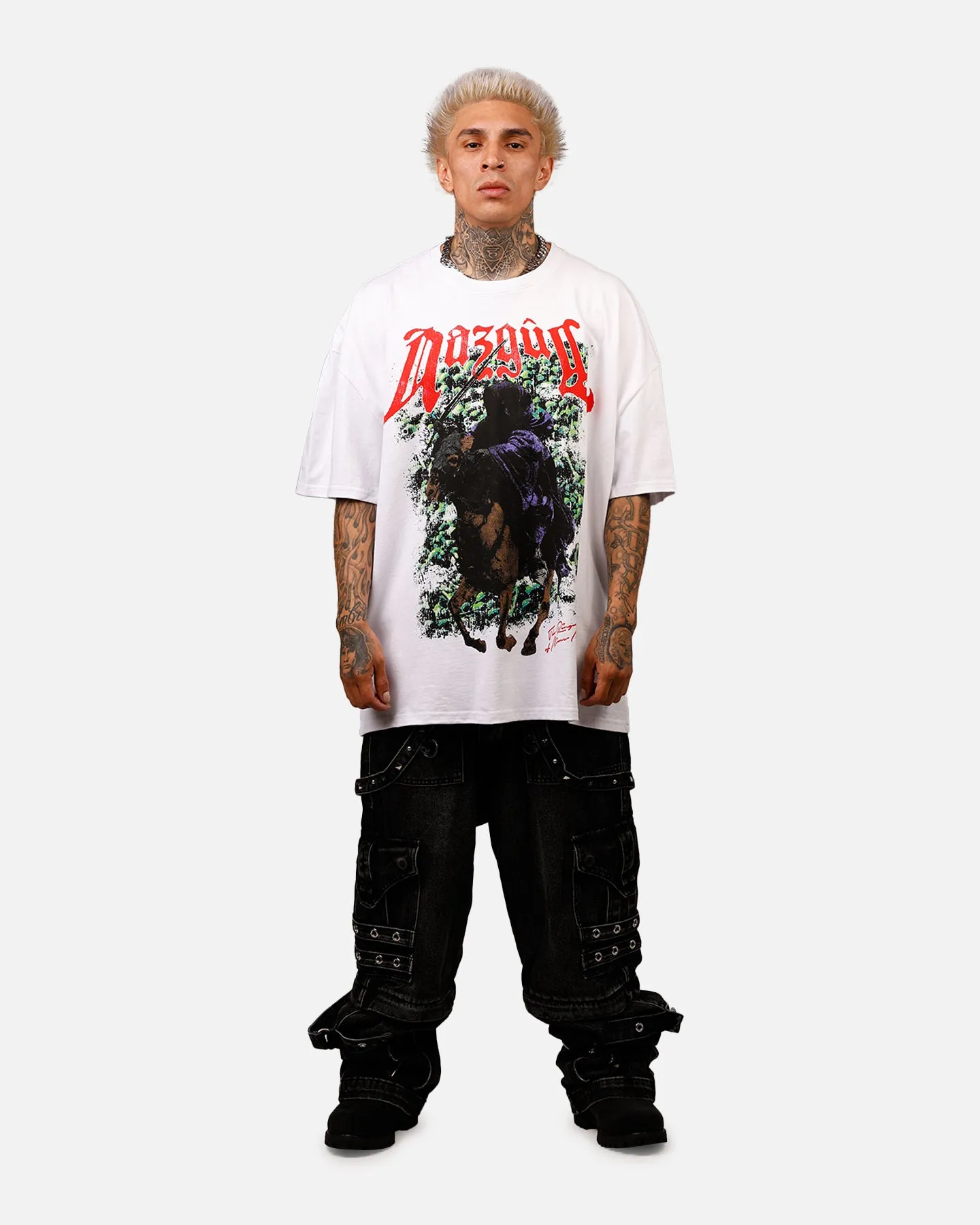 American Thrift X The Lord Of The Rings Nazgul Heavyweight Vintage T-Shirt White