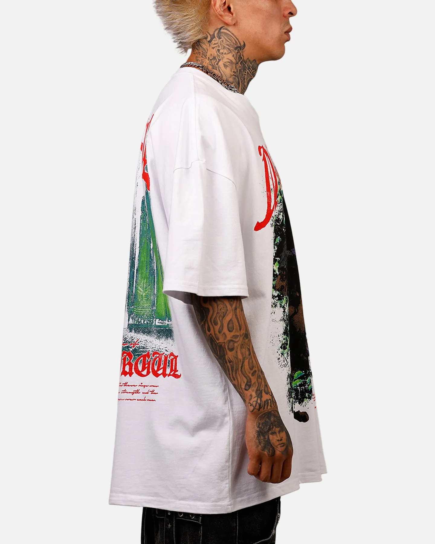 American Thrift X The Lord Of The Rings Nazgul Heavyweight Vintage T-Shirt White