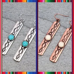 AZTEC BAR EARRINGS