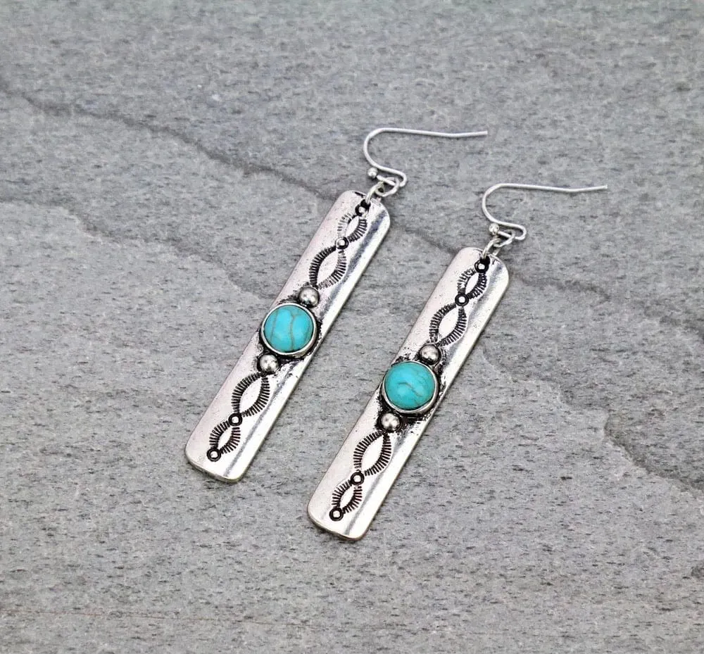 AZTEC BAR EARRINGS