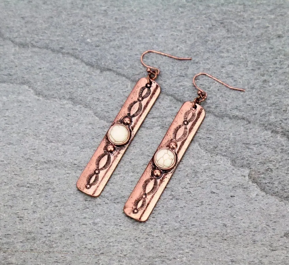 AZTEC BAR EARRINGS
