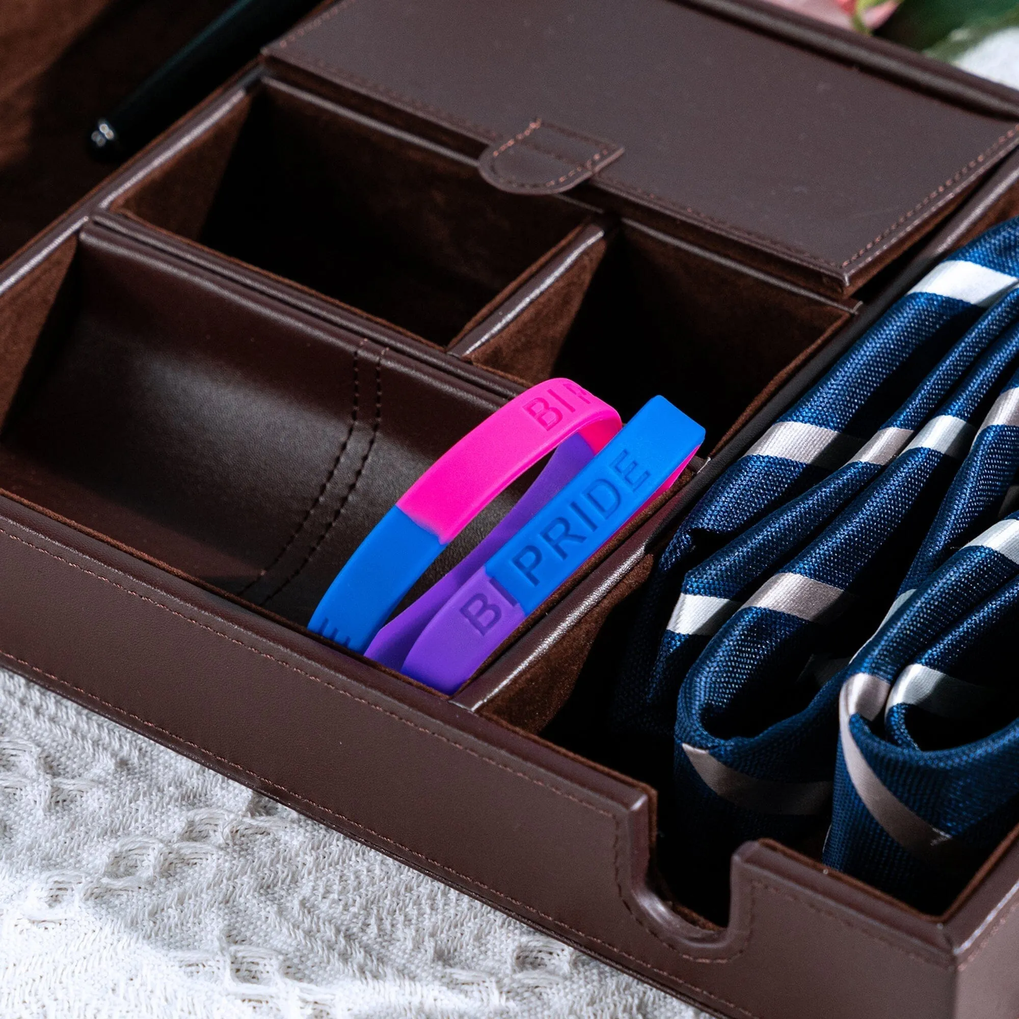 Bisexual PRIDE Silicone Bracelets