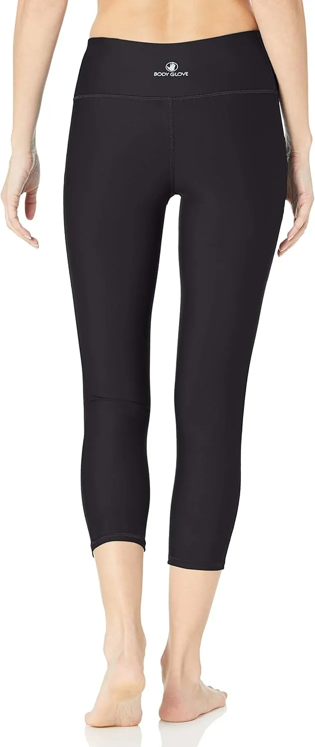 Body Glove Women's Standard Hybrid Surf Swim Capris with UPF 50 
