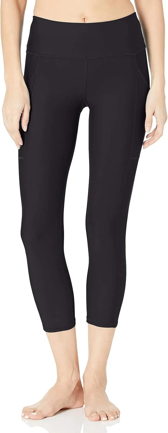 Body Glove Women's Standard Hybrid Surf Swim Capris with UPF 50 