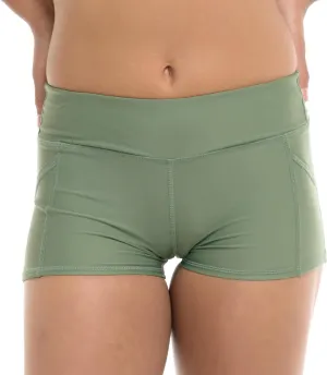 Body Glove Women's Standard Rider Elastic Waist Hybrid Swim Short with UPF 50 