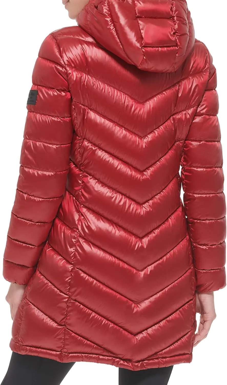Calvin Klein Women's Chevron Quilting Casual Lightweight Jacket