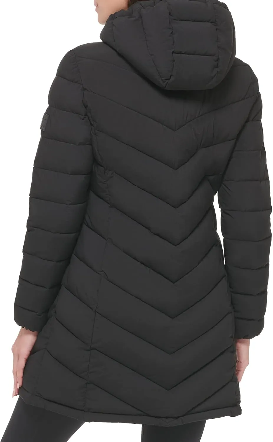 Calvin Klein Women's Chevron Quilting Casual Lightweight Jacket