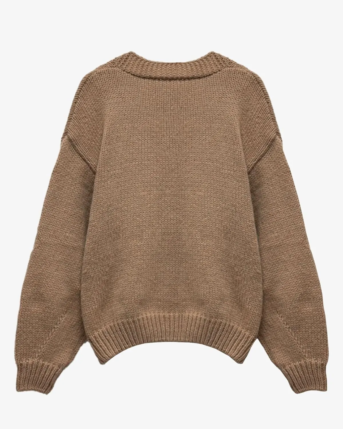 Cardigan Sweaters for Women Long Sleeve V-Neck Button Knit 3D Cherry Y2k Surcoat