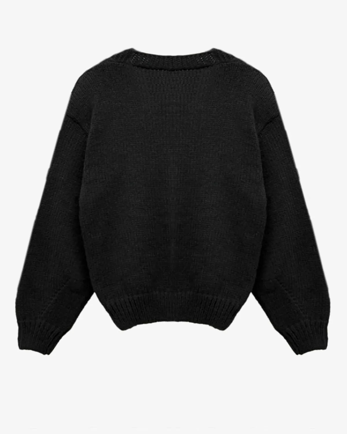 Cardigan Sweaters for Women Long Sleeve V-Neck Button Knit 3D Cherry Y2k Surcoat