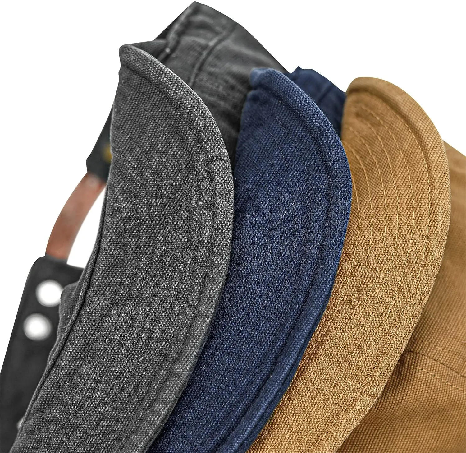 Clakllie Short Brim Baseball Cap for Men Retro Flat Bill Hats Unstructured Moisture Wicking Cotton Hat Trendy Dad Cap