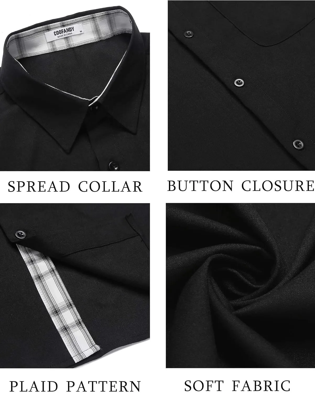 COOFANDY Men's Button Down Shirts Short Sleeve Casual Shirts Summer Beach Shirts Vacation Wedding Shirts with Pocket