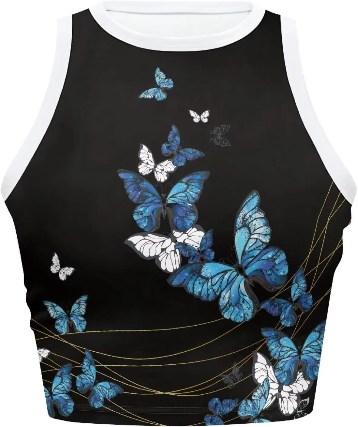 Crop Tank Tops for Women 2025 Trendy Slim Fit Ladies Tops and Blouses Sleeveless Racerback Halter Neck Fitted Tops