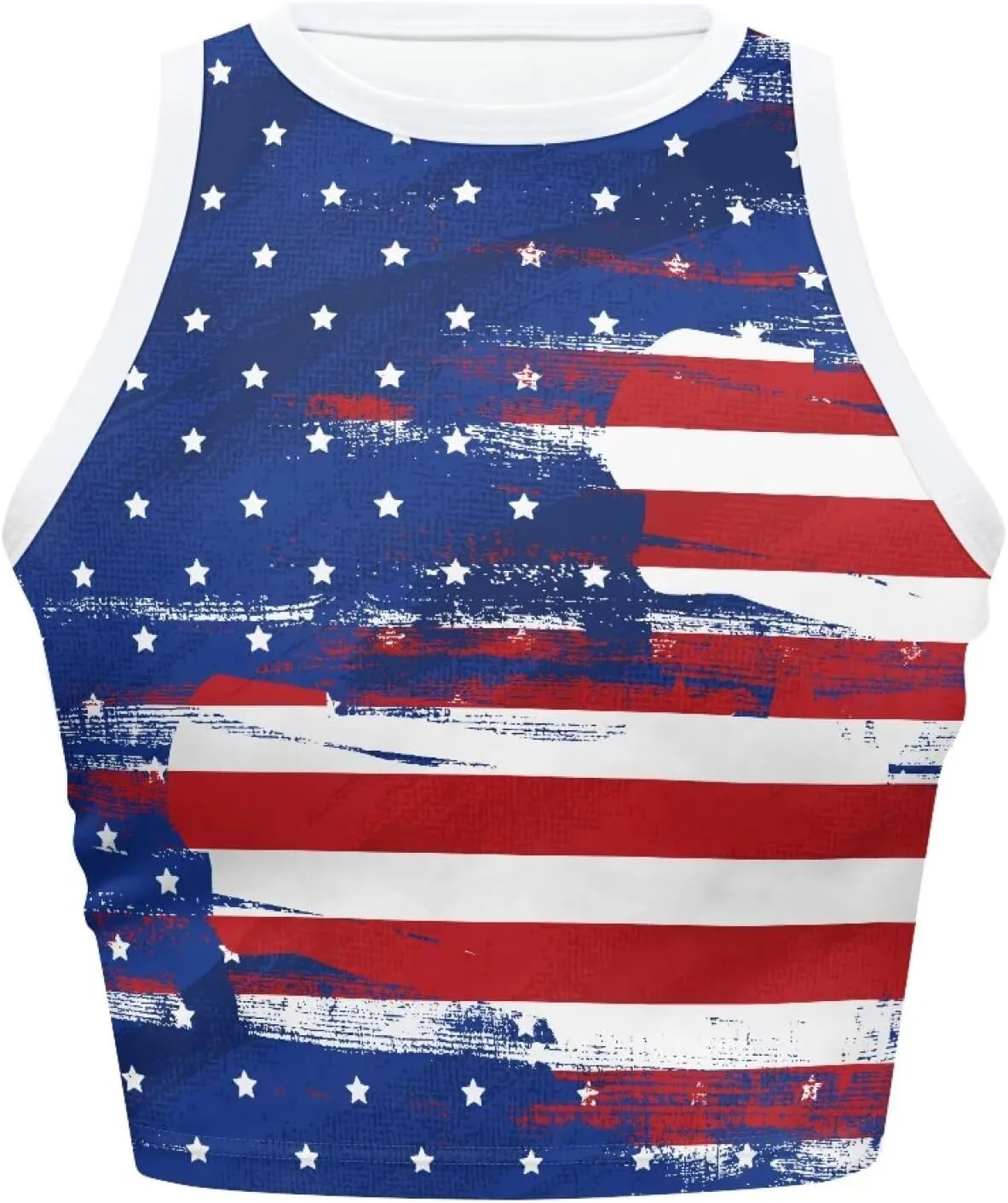 Crop Tops for Women Tank Tops Basic Style Sleeveless Racerback Halter Neck Fitted Tops