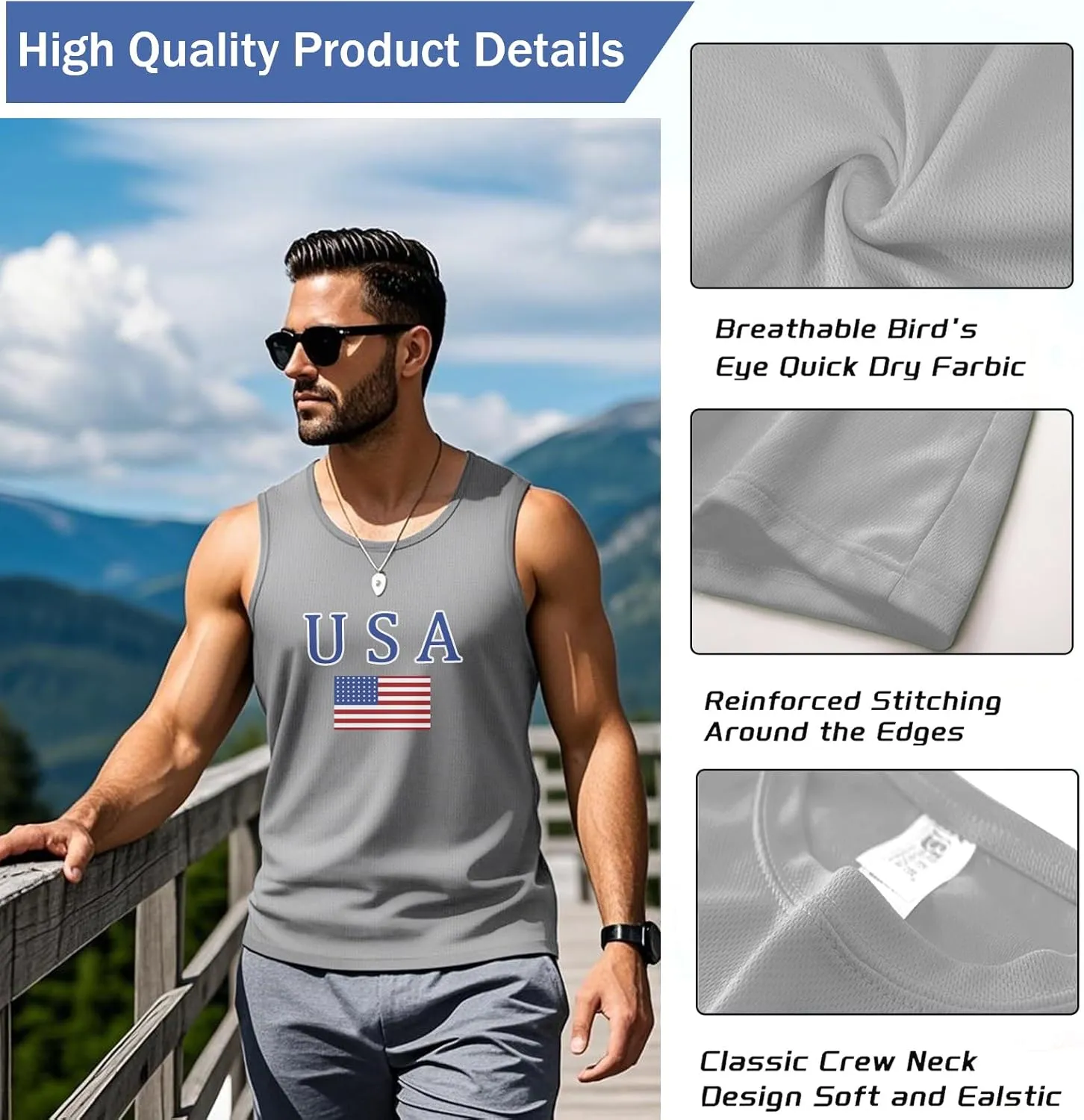 Custom Shirt, Custom Shirts Men Workout Shirts Dry Fit Moisture Wicking Short Sleeve Athletic Work T-Shirts