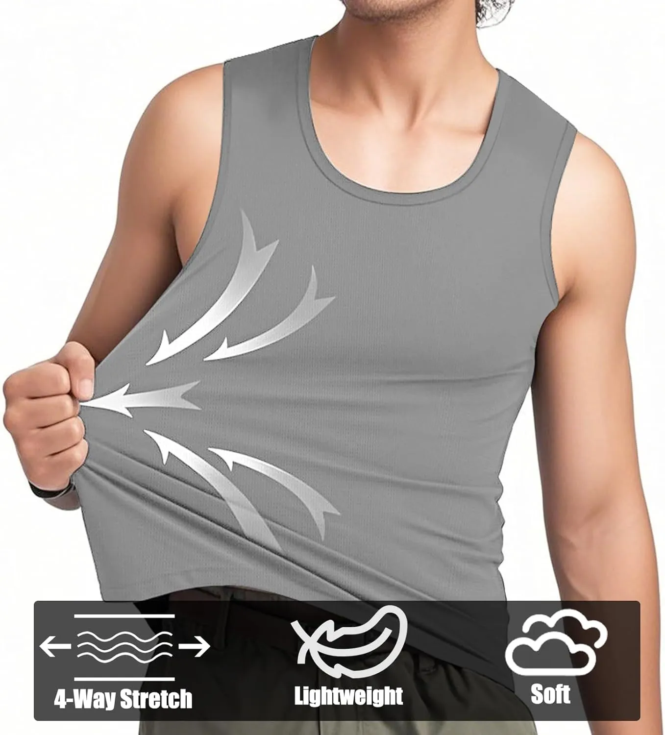 Custom Shirt, Custom Shirts Men Workout Shirts Dry Fit Moisture Wicking Short Sleeve Athletic Work T-Shirts