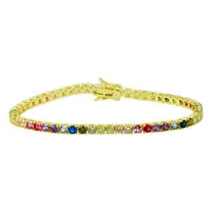 Everyday Rainbow Tennis Bracelet
