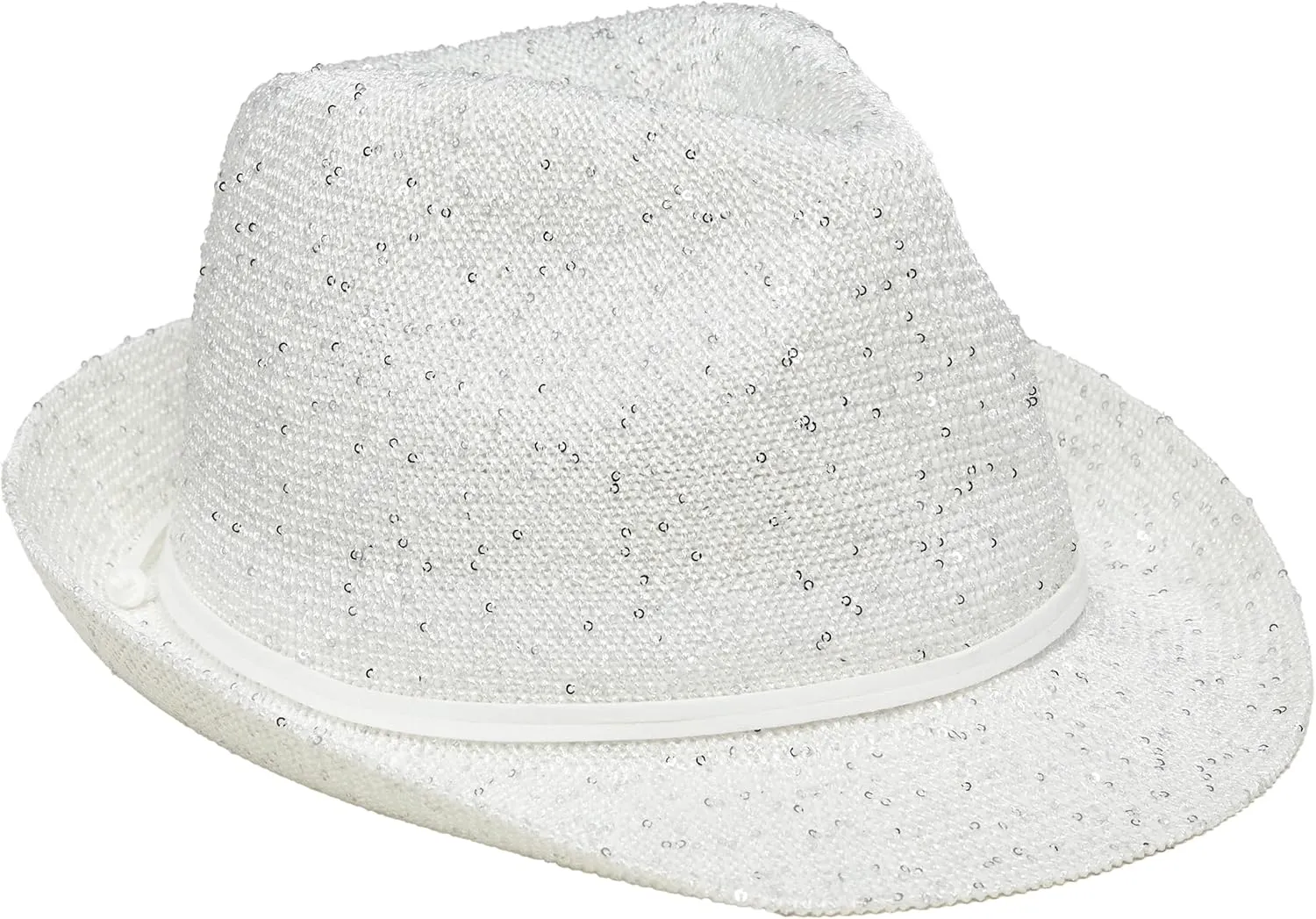 Funky Junque Women's Straw Fedora Sun Hat - UPF 50  Protection, Short Brim, Stylish Woven Pattern