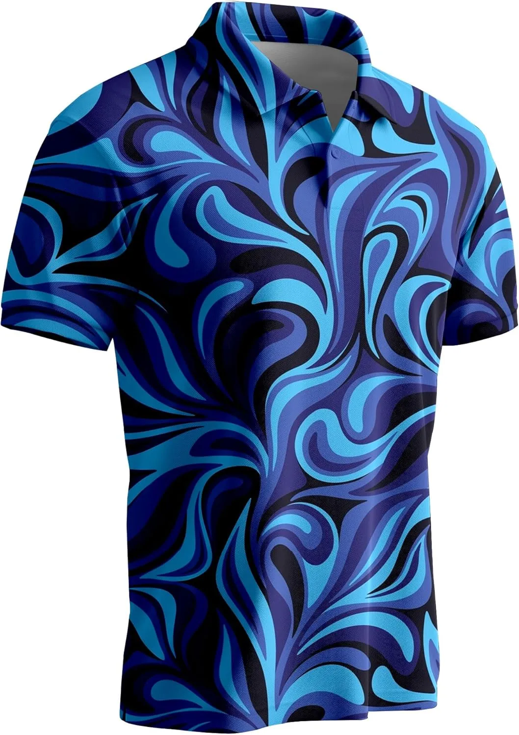 Funny Golf Shirts for Men,Mens Hawaiian Shirts Short Sleeve Novelty Crazy Golf Shirts