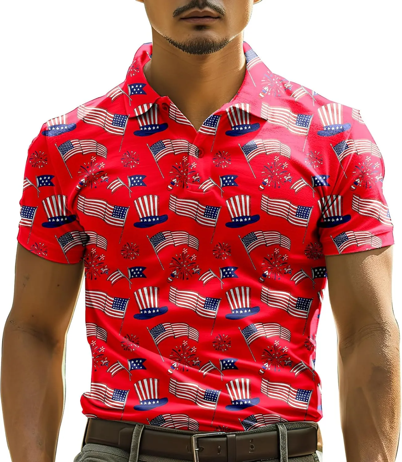 Funny Golf Shirts for Men,Mens Hawaiian Shirts Short Sleeve Novelty Crazy Golf Shirts