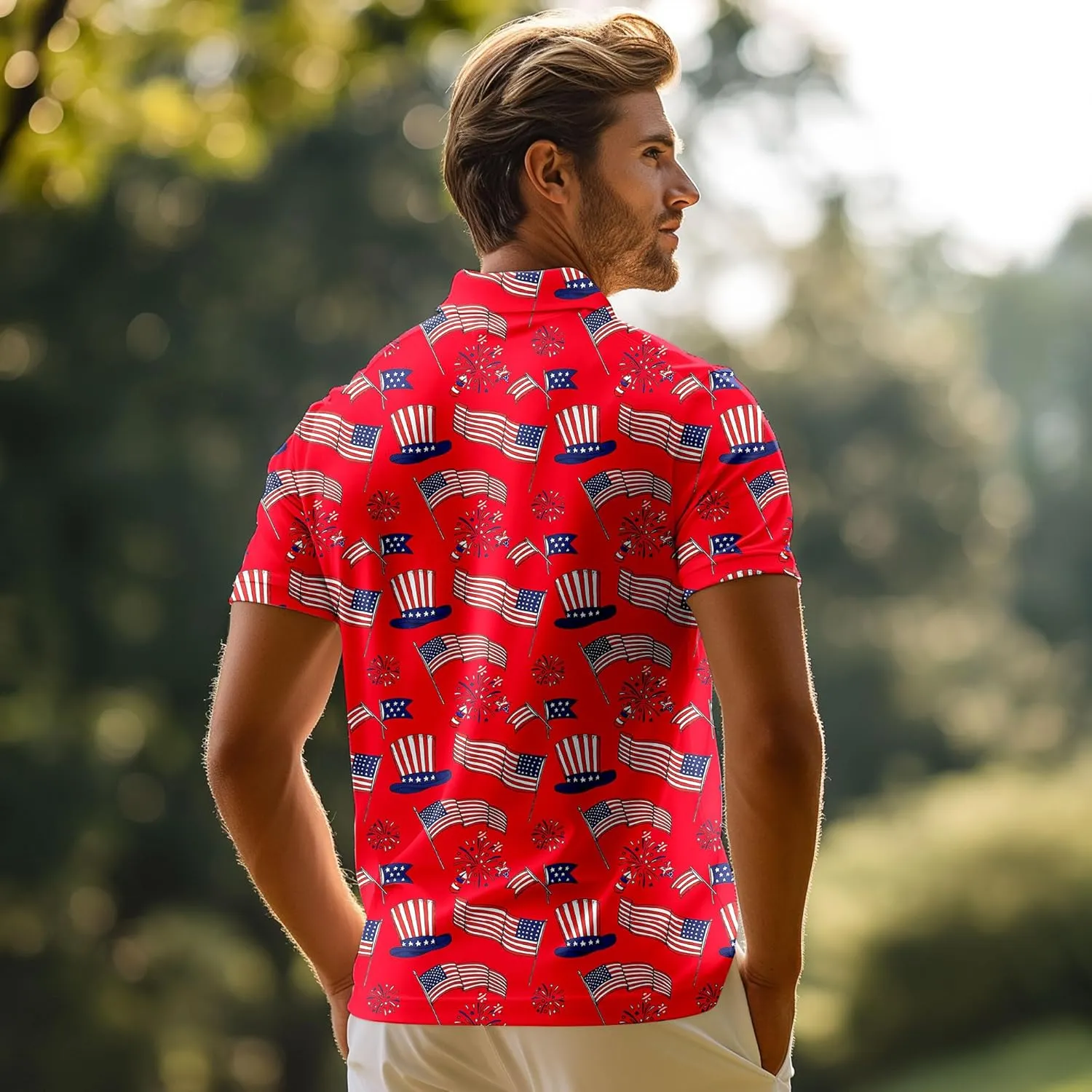Funny Golf Shirts for Men,Mens Hawaiian Shirts Short Sleeve Novelty Crazy Golf Shirts
