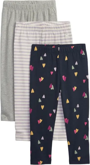 GAP Baby Girls' 3-Pack Pull-on Leggings Bottoms