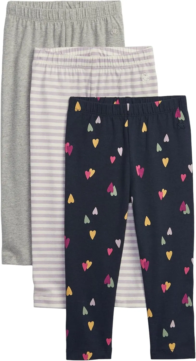 GAP Baby Girls' 3-Pack Pull-on Leggings Bottoms