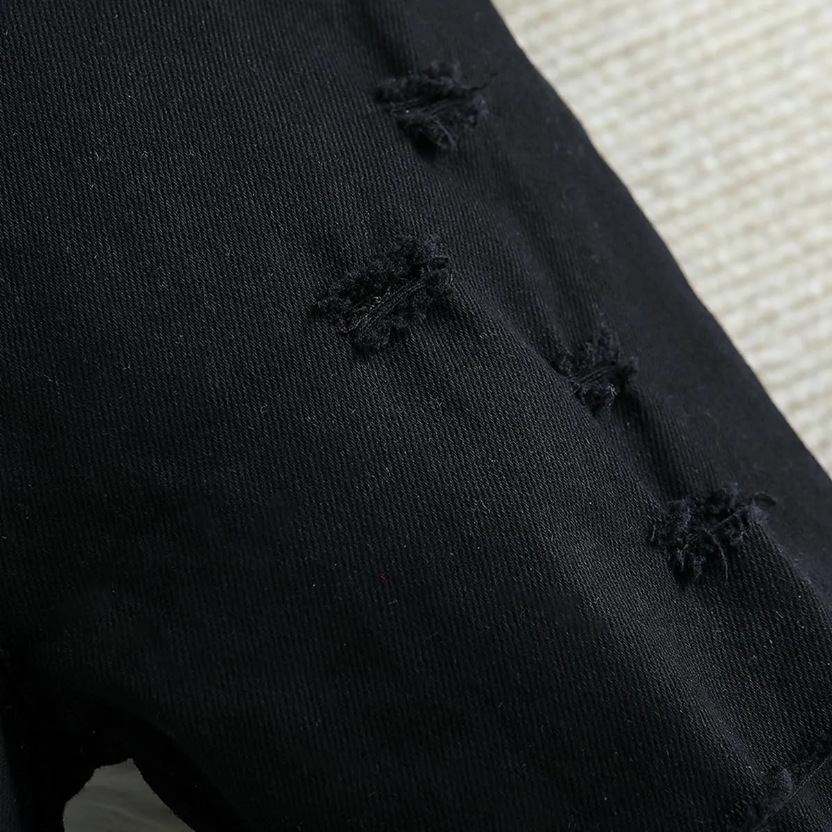 IWEMEK Toddler Girls Ruffle Ripped Jeans Bell Bottom Flare Pants Ripped Denim Leggings Trousers Elastic Waist Ruffle Pants