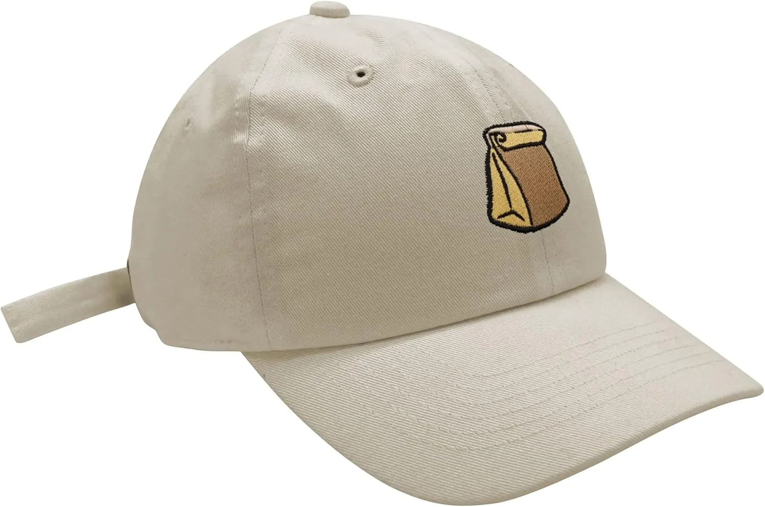 JPAK Paper Bag Baseball Cap Embroidered Cotton Dad Hat - Grocery