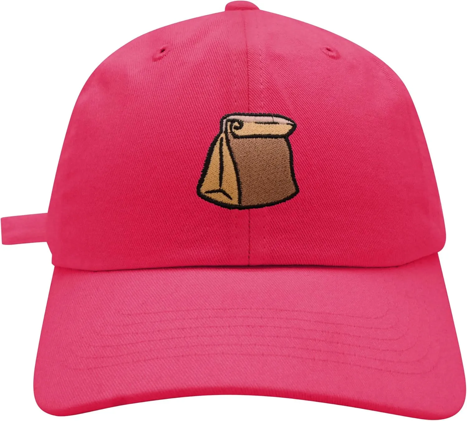JPAK Paper Bag Baseball Cap Embroidered Cotton Dad Hat - Grocery