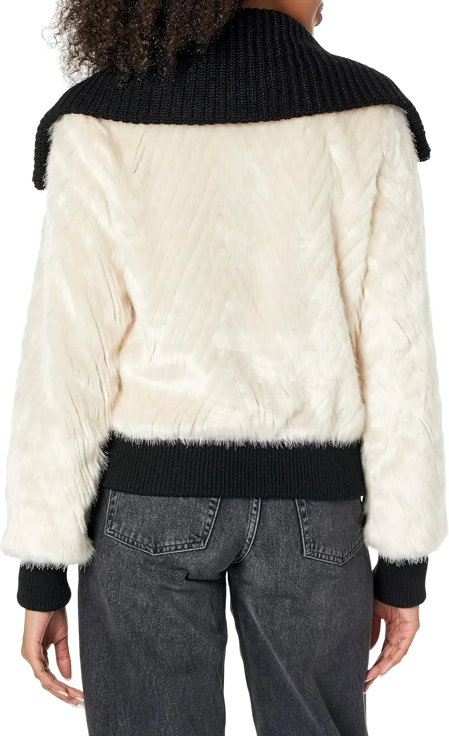 Karl Lagerfeld Paris Women's Faux Fur Jacket