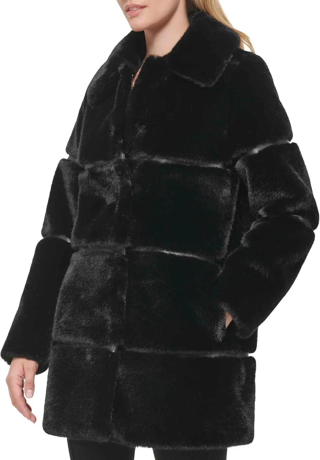 Karl Lagerfeld Paris Women's Faux Fur Jacket