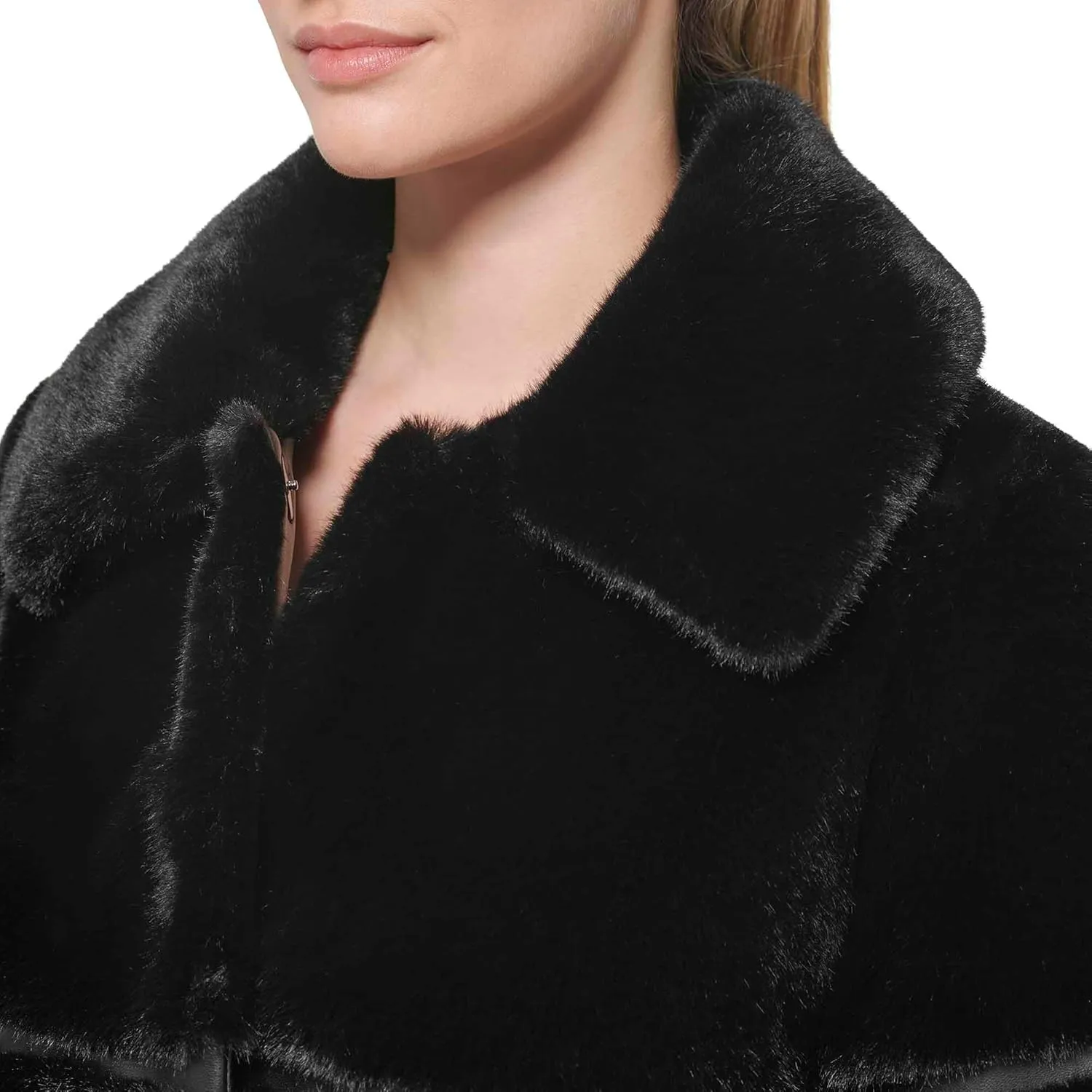 Karl Lagerfeld Paris Women's Faux Fur Jacket