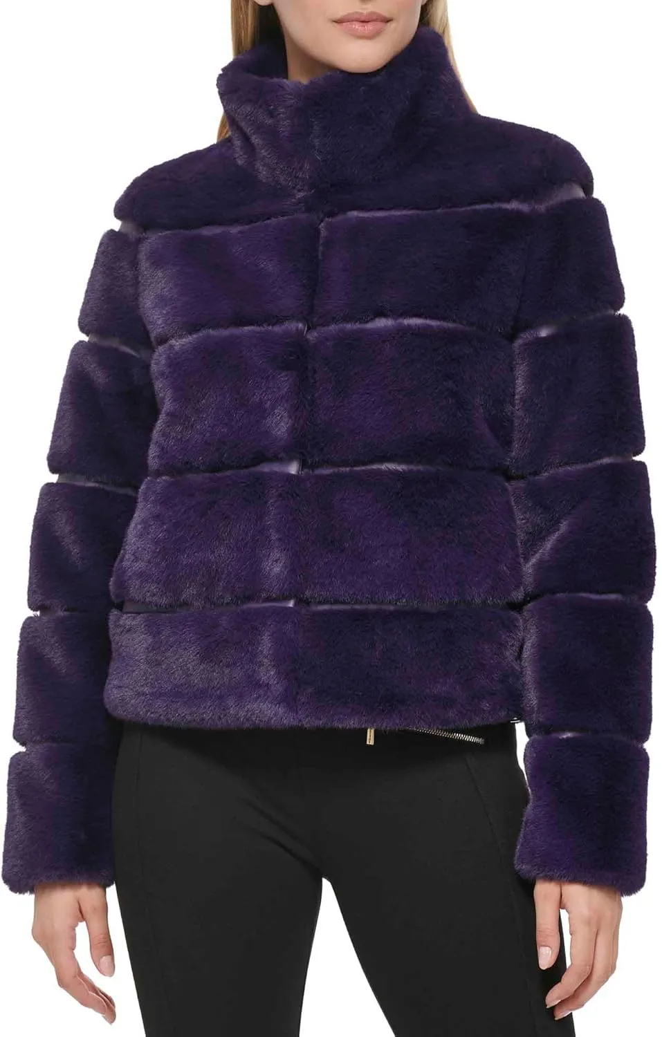Karl Lagerfeld Paris Women's Faux Fur Jacket