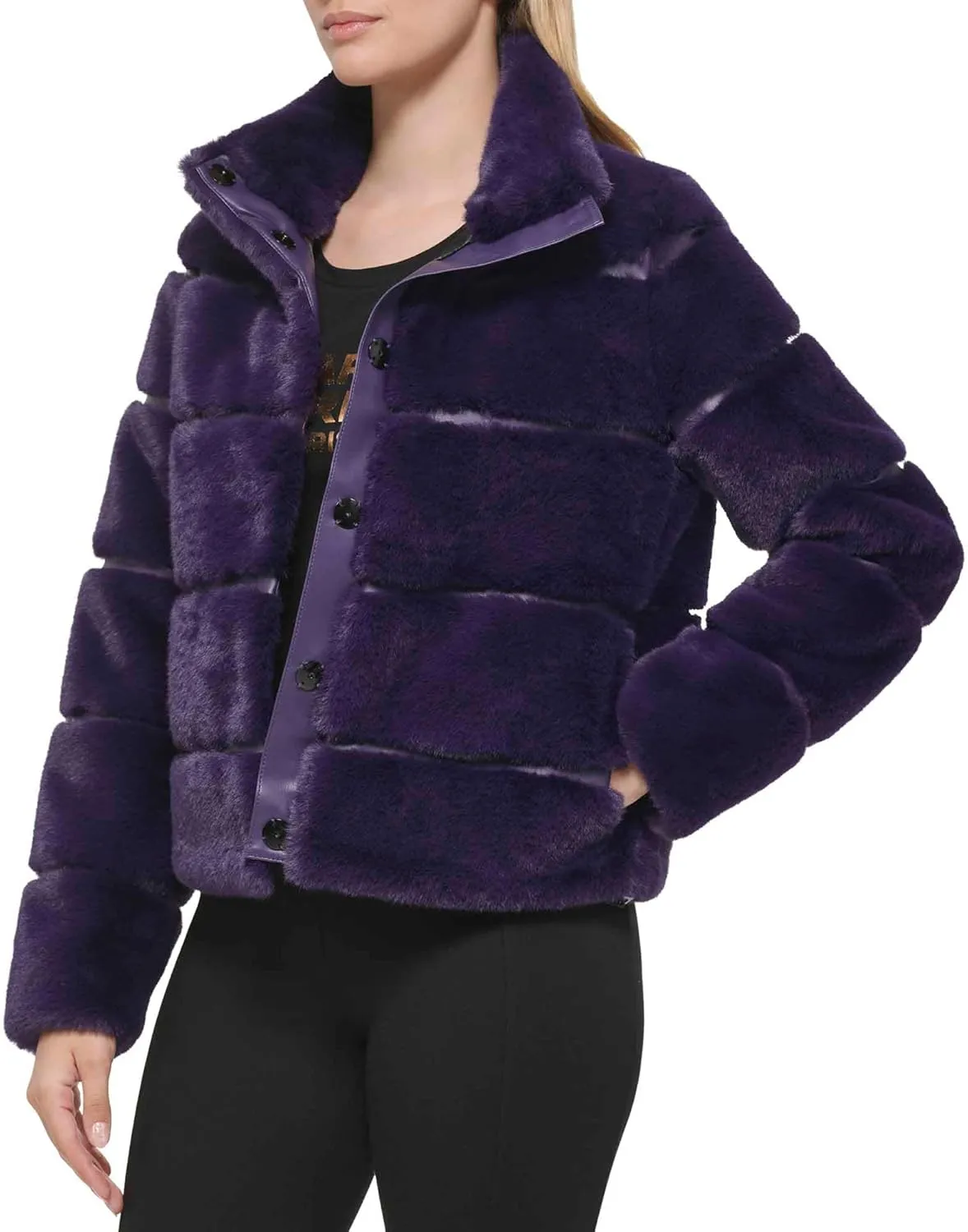 Karl Lagerfeld Paris Women's Faux Fur Jacket