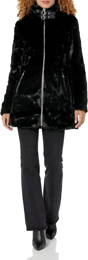 Karl Lagerfeld Paris Women's Faux Fur Jacket