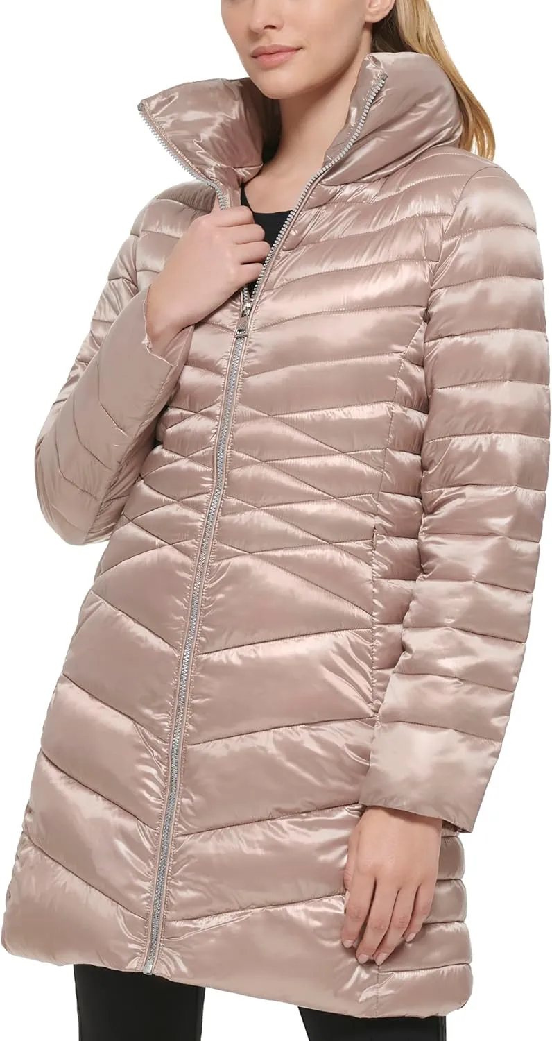 Karl Lagerfeld Paris Women's Full Length Puffer Jacket