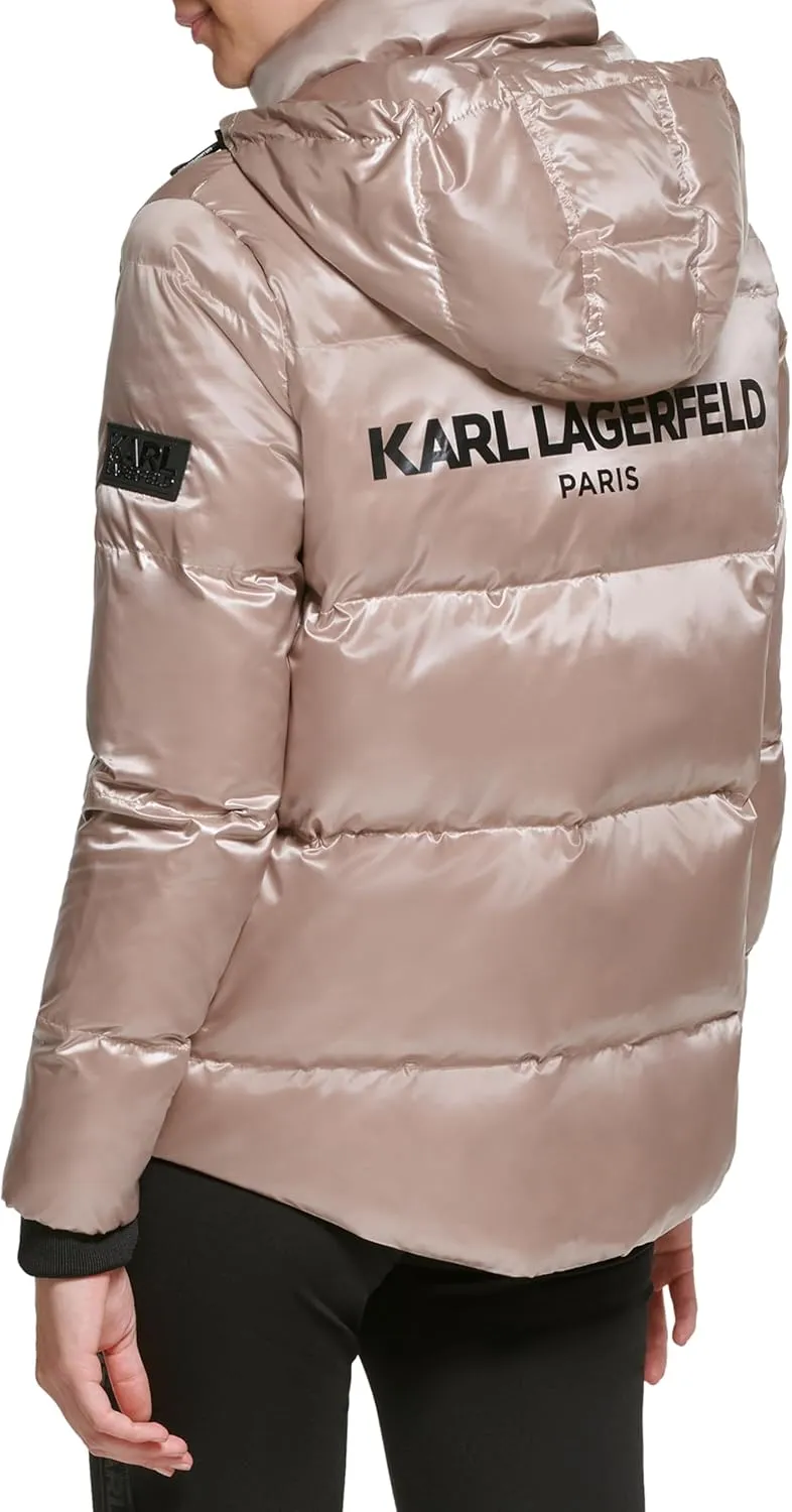 Karl Lagerfeld Paris Women's Full Length Puffer Jacket