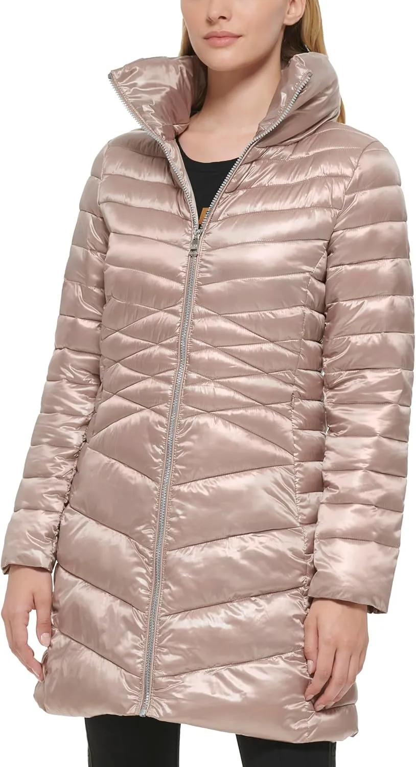 Karl Lagerfeld Paris Women's Full Length Puffer Jacket