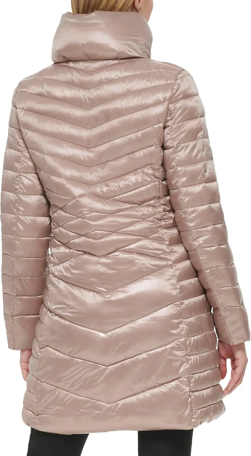 Karl Lagerfeld Paris Women's Full Length Puffer Jacket