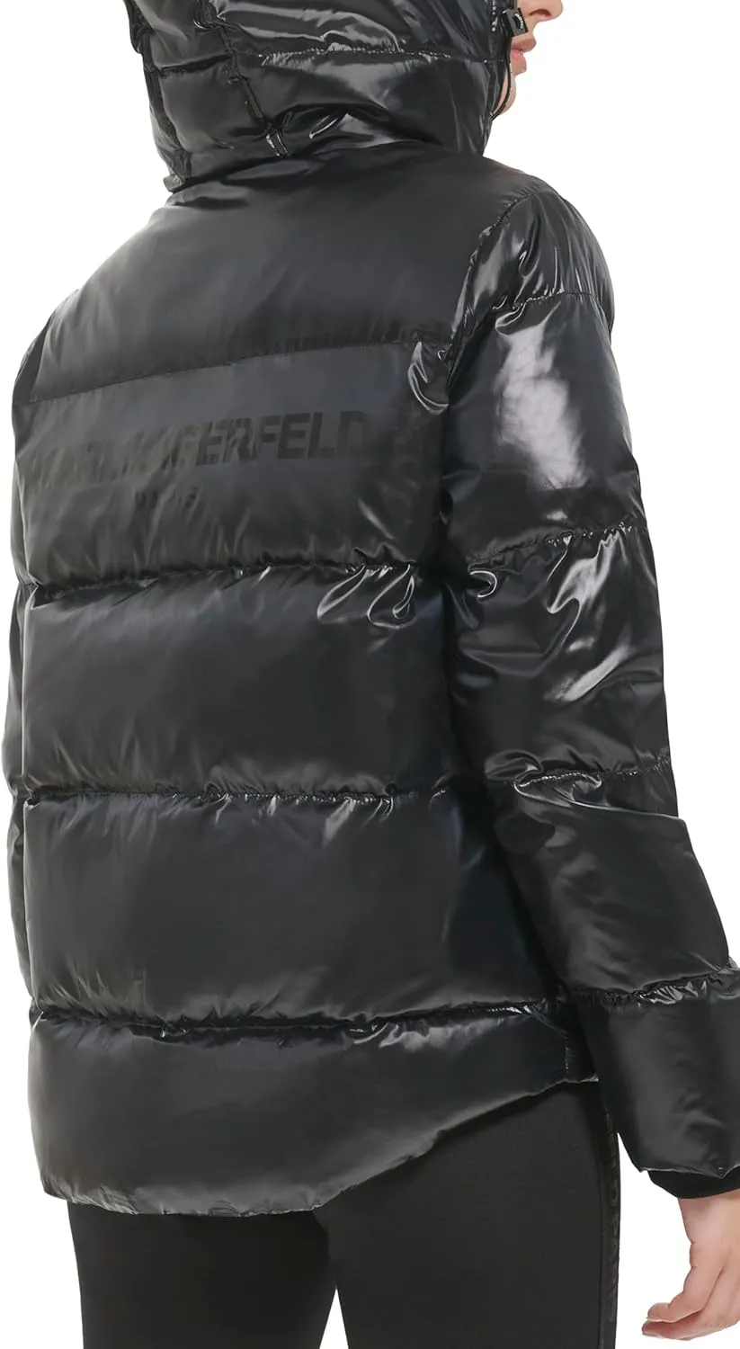 Karl Lagerfeld Paris Women's Full Length Puffer Jacket