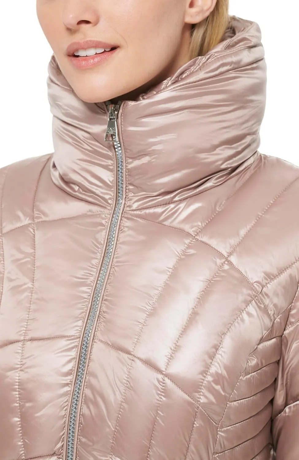 Karl Lagerfeld Paris Women's Short Puffer