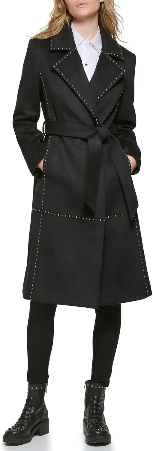 Karl Lagerfeld Paris Women's Wool Coat