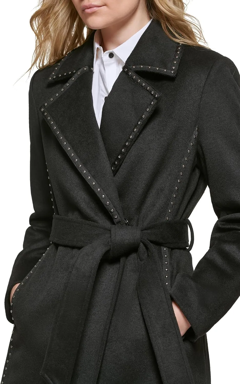 Karl Lagerfeld Paris Women's Wool Coat