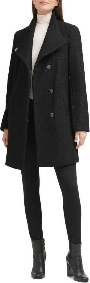 Kenneth Cole Women's Wool Blend Boucle Coat