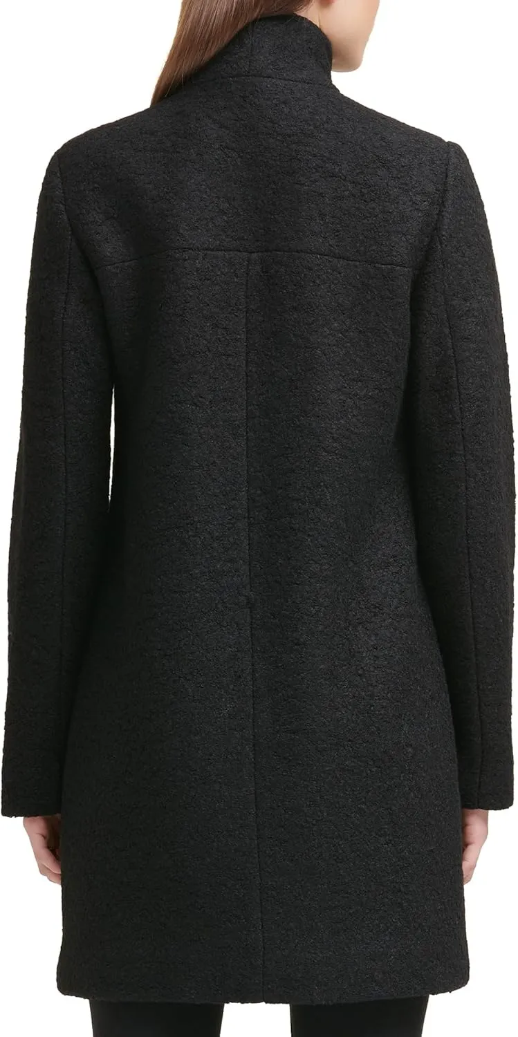 Kenneth Cole Women's Wool Blend Boucle Coat
