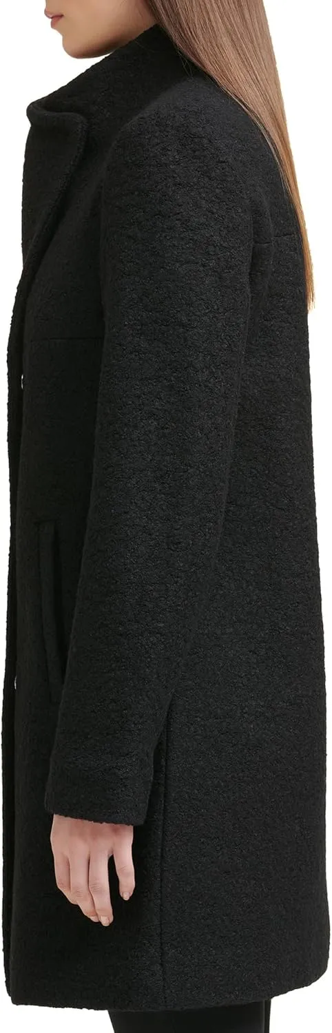 Kenneth Cole Women's Wool Blend Boucle Coat